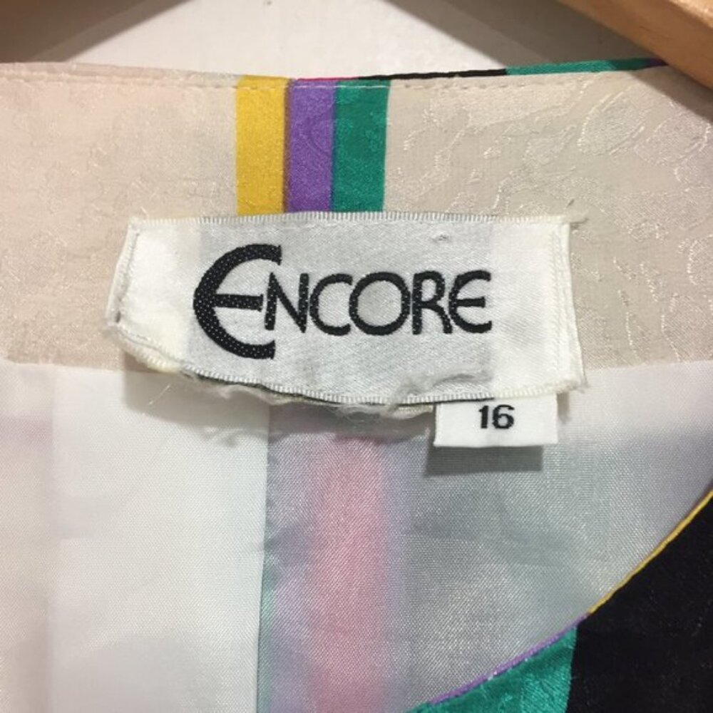 VINTAGE ENCORE STRIPE BLAZERS SIZE 16 - Picture 4 of 6